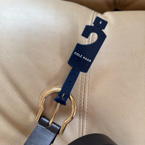 Cole Haan Women's Hinged Buckle Belt - Picture 3 of 5